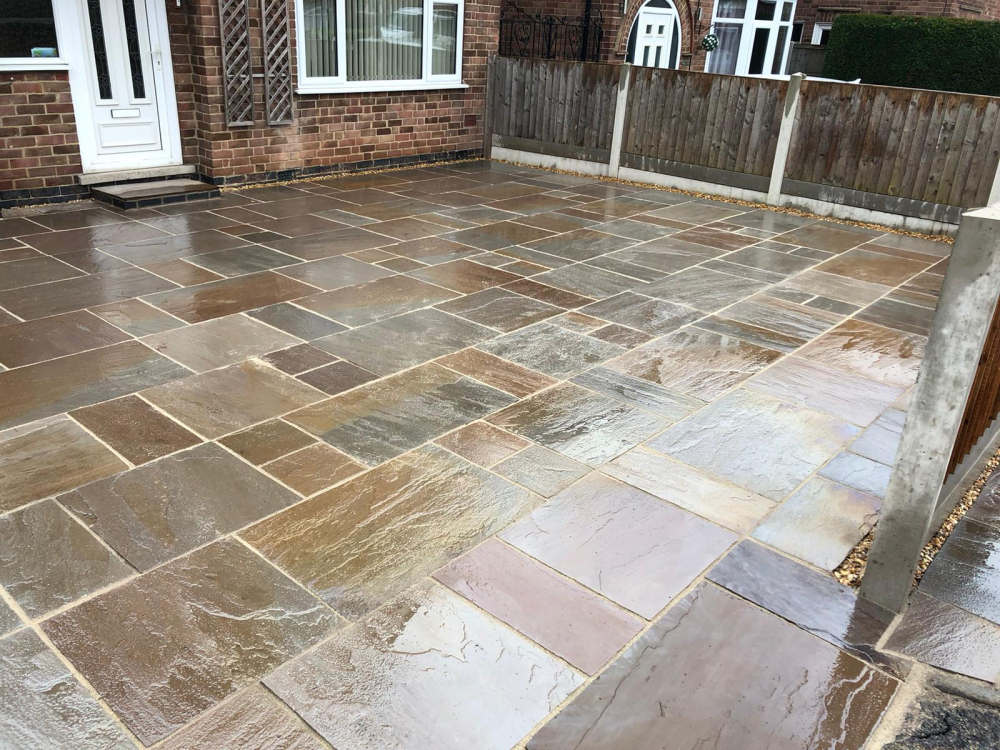 patio completed in Derby