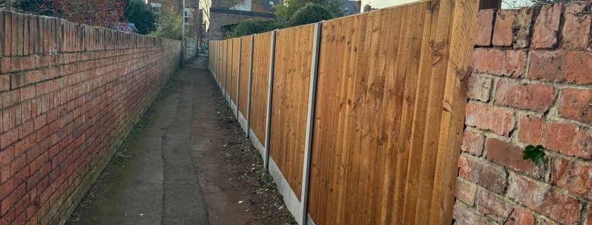 Garden fencing nottingham