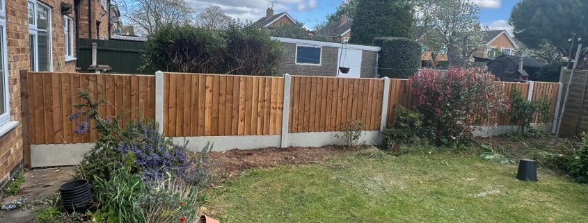 Garden Fencing in Plumtree